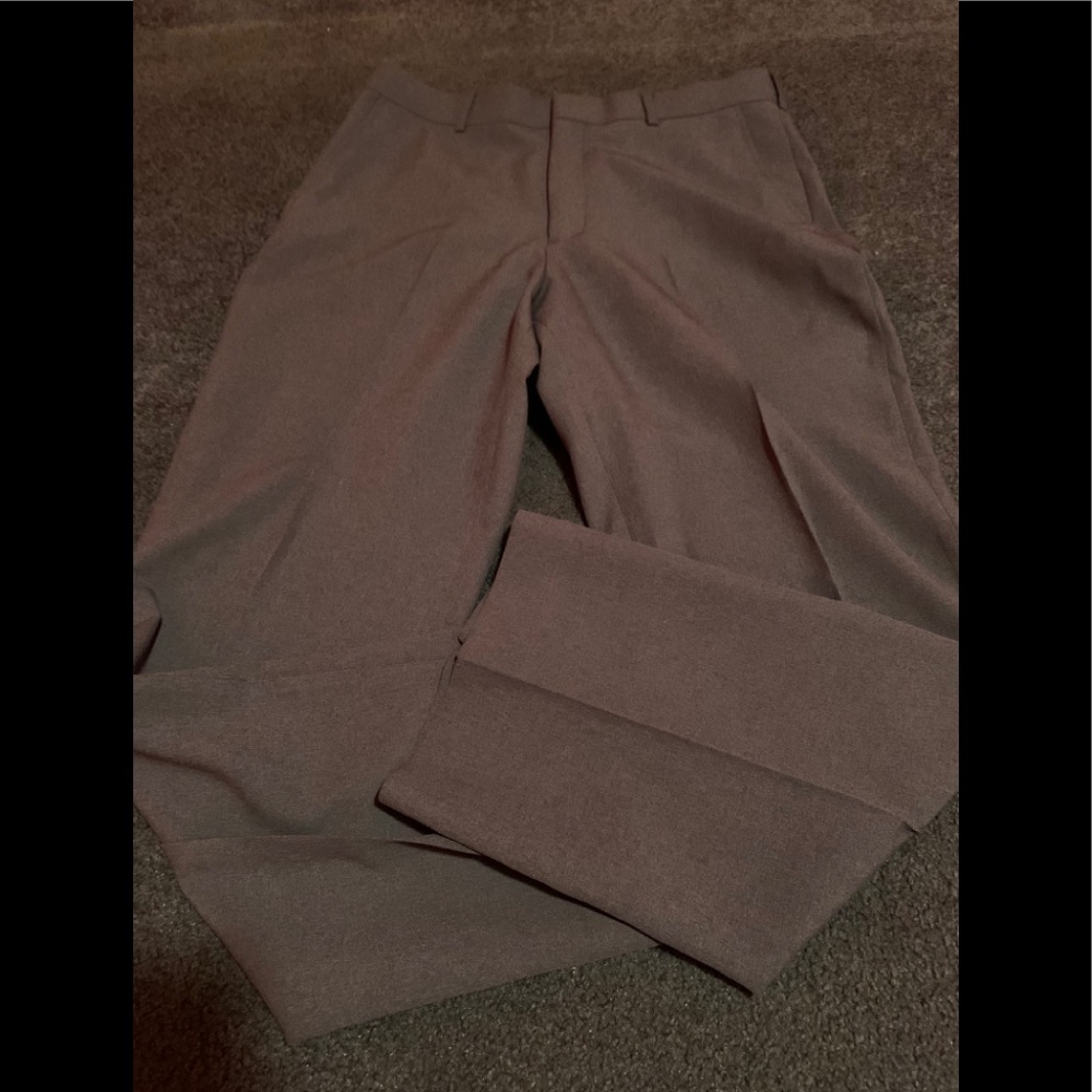 Men's Gray Dress Pants-size 34X29-FlexSlax
